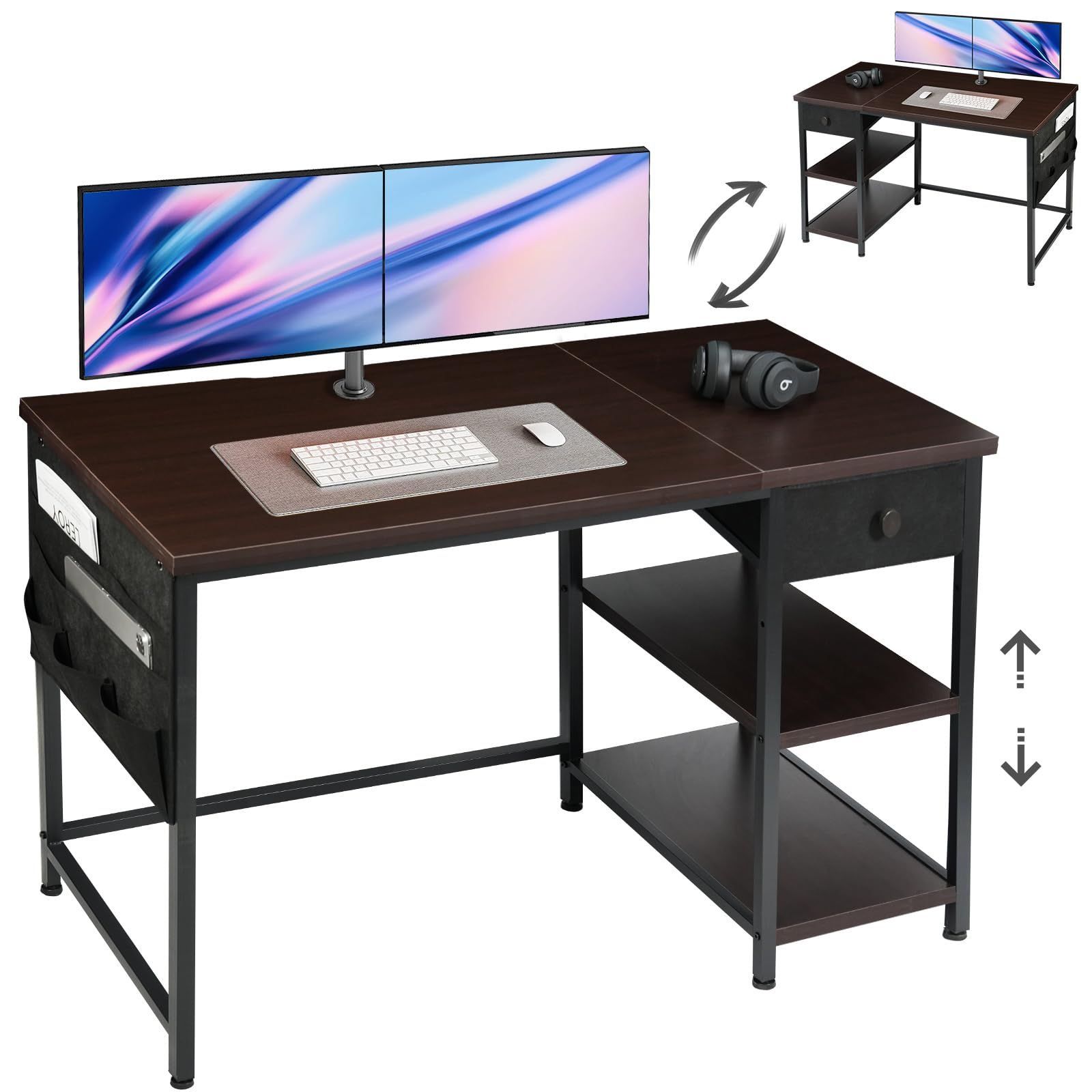 【特価商品】YeTom デスク 机 pcデスク つくえ 作業机 学習机 勉強机 Amazon | YeTom ミニデスク 机 pcデスク 幅60cm 勉強机 コンパクト