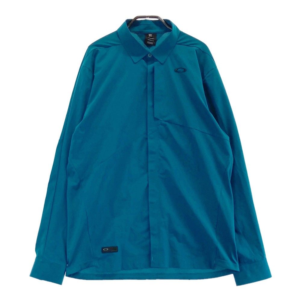 サイズ：XL OAKLEY オークリー 長袖シャツ ブルー系 [240101467556