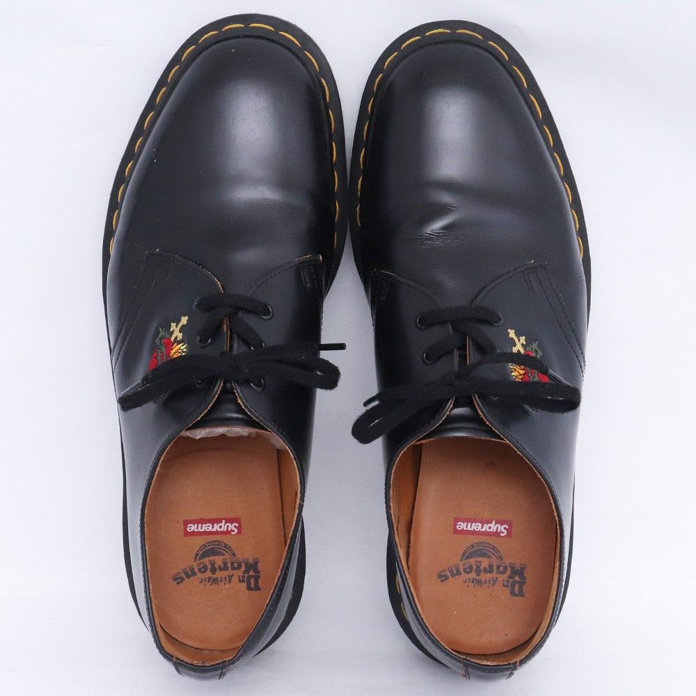 28cm SUPREME × DR.MARTENS 1461 SH 3 ホール シューズ UK9