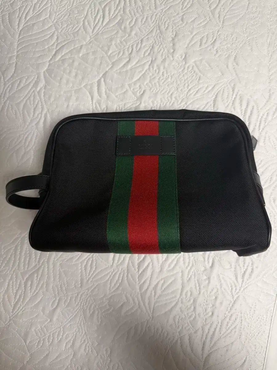GUCCI グッチ ウェブストライプ キャンバス ポーチ