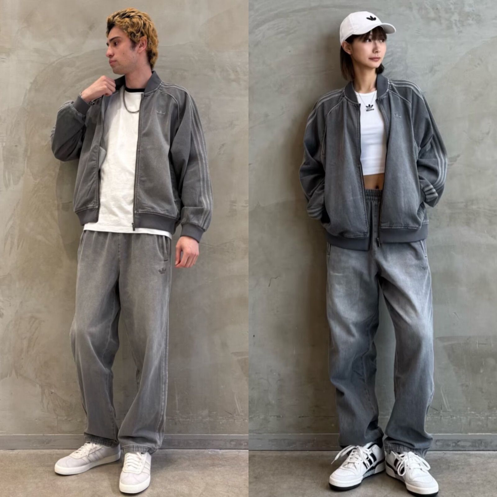 新品2XL⭐️adidasアディカラー ルーズデニムブラック ウォッシュジャケット 新品2XL⭐️adidas アディカラー ルーズ SST デニム ブラック