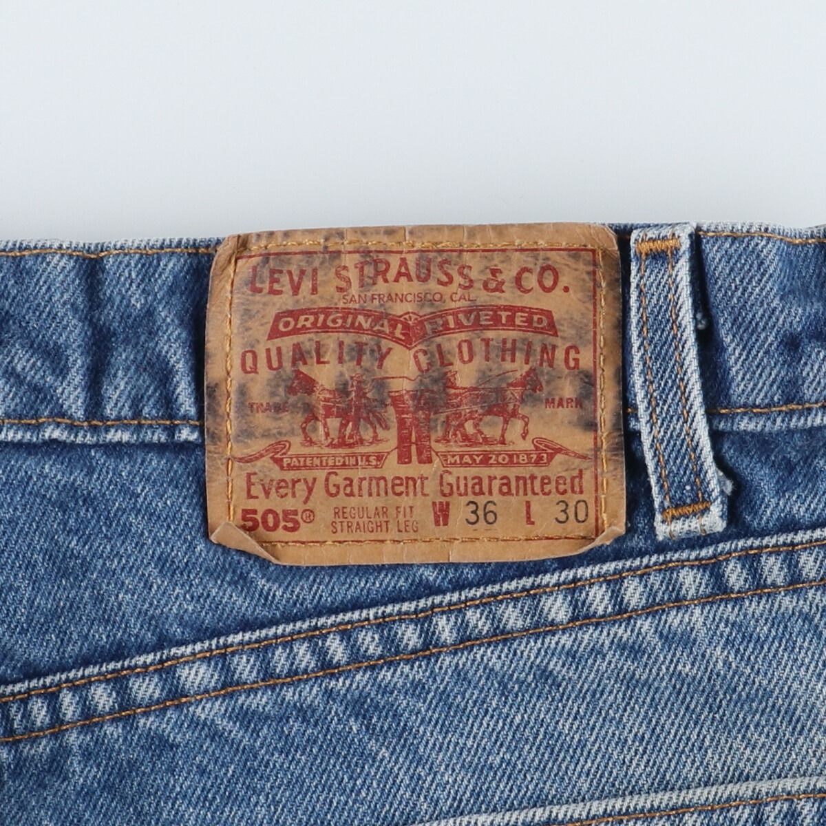 古着 90年代 リーバイス Levi's 505 REGULAR FIT STRAIGHT LEG