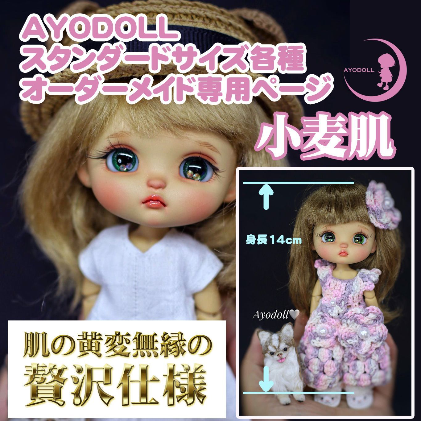 AYODOLL キスちゃん本体セット（キスちゃん（長女）ミディサイズ