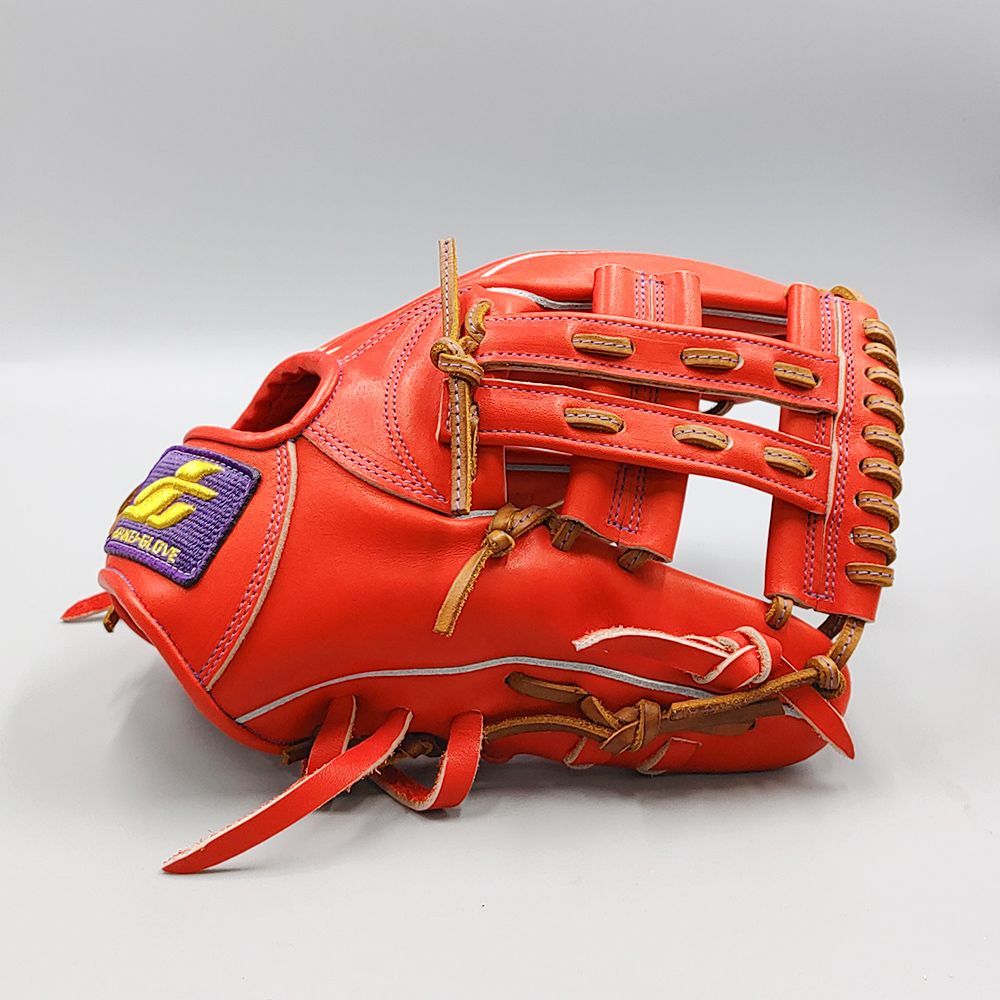 新古品 (高校野球対応)】 ジュンケイ 硬式グローブ / 内野手用