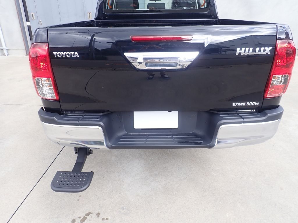 ハイラックス　hilux gun125 リアステップ　荷台　ピックアップトラック 楽天市場】ハイラックス GUN125 リア ステップ 収納タイプ 前期