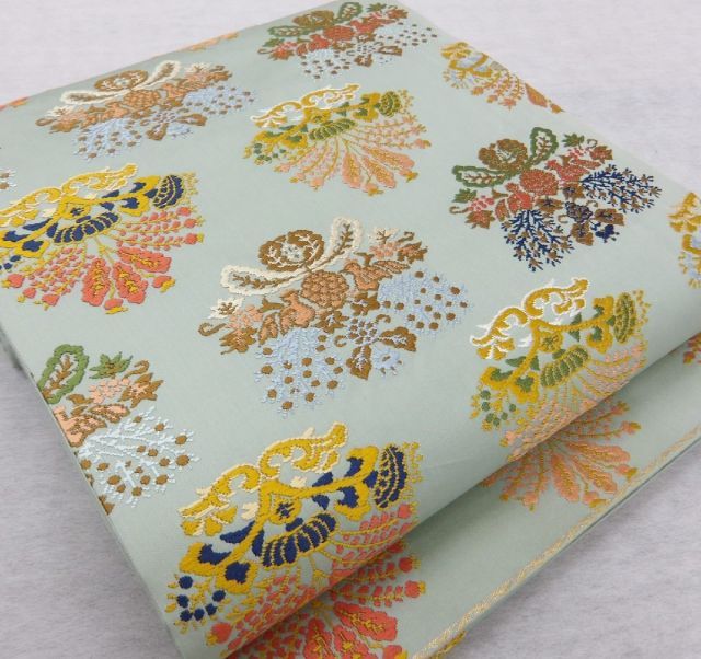 1599 刺繍アップリケ&ハギレ刺し子パッチ(藍·草木染め等)の大判クロス