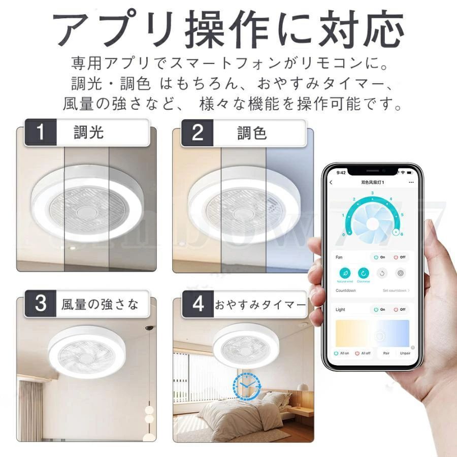 ファン付き 扇風機付き