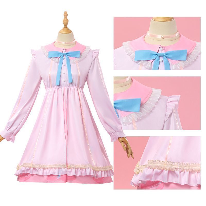 全国送料無料！ 桃井愛莉 カラフルステージドレス コスチューム フルセット プリンセス風 イベント用