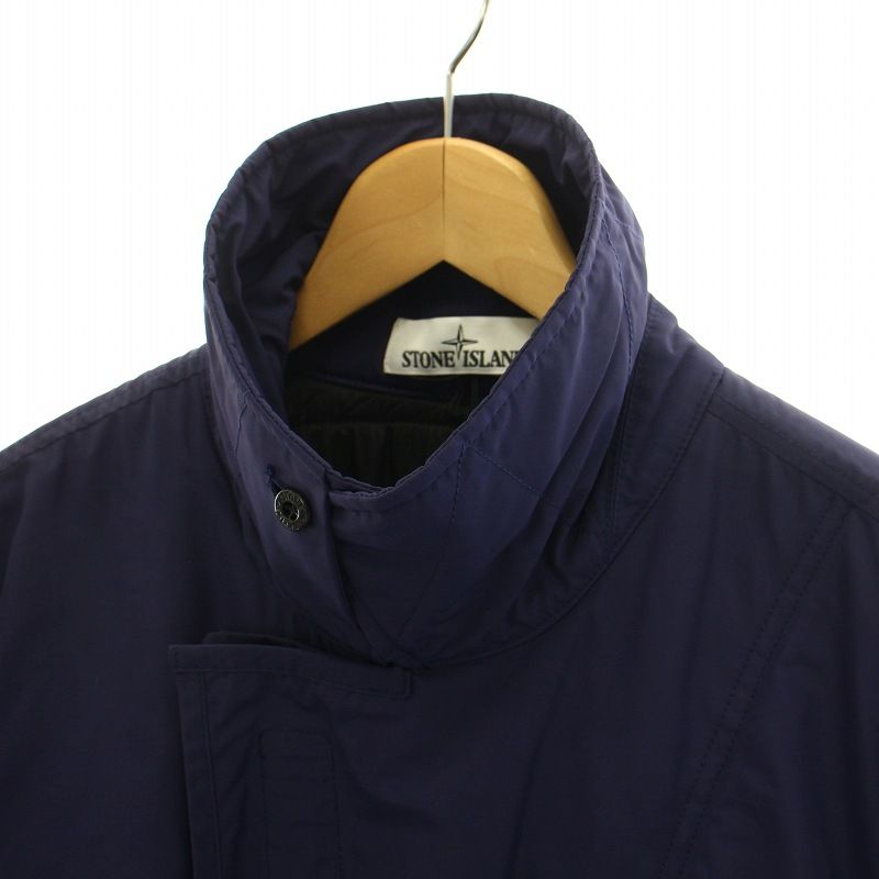 ストーンアイランド STONE ISLAND MICRO REPS WITH PRIMALOFT INSULATION TECHNOLOGY  プリマロフト 中綿コート ナイロンジャケット ロゴアップリケ タグ付き L 紫 パープル /KW □GY18 - メルカリ