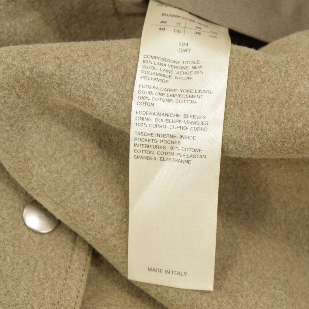 Rick Owens (リックオウエンス) 20AW OUTER SHIRT RU20F3729-WM ボタン