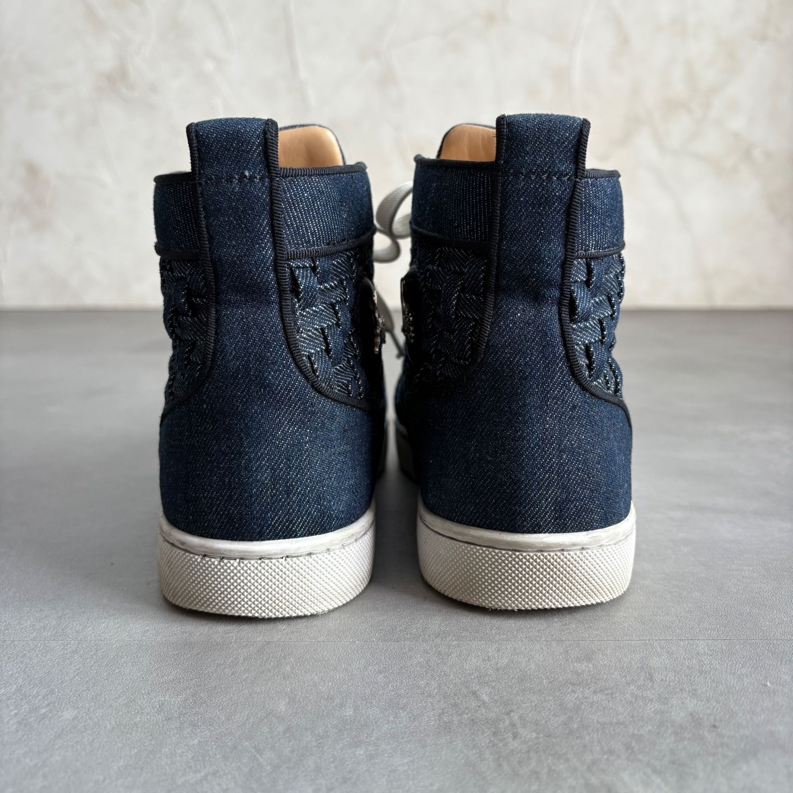 Christian Louboutin クリスチャンルブタン デニムスタッズ イントレ