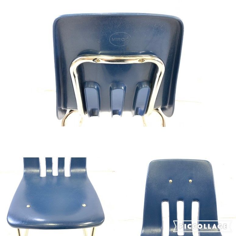 【2脚セット】VIRCO スタッキングチェア セット販売〕VIRCO バルコ 9000 Chair スタッキングチェア 9000
