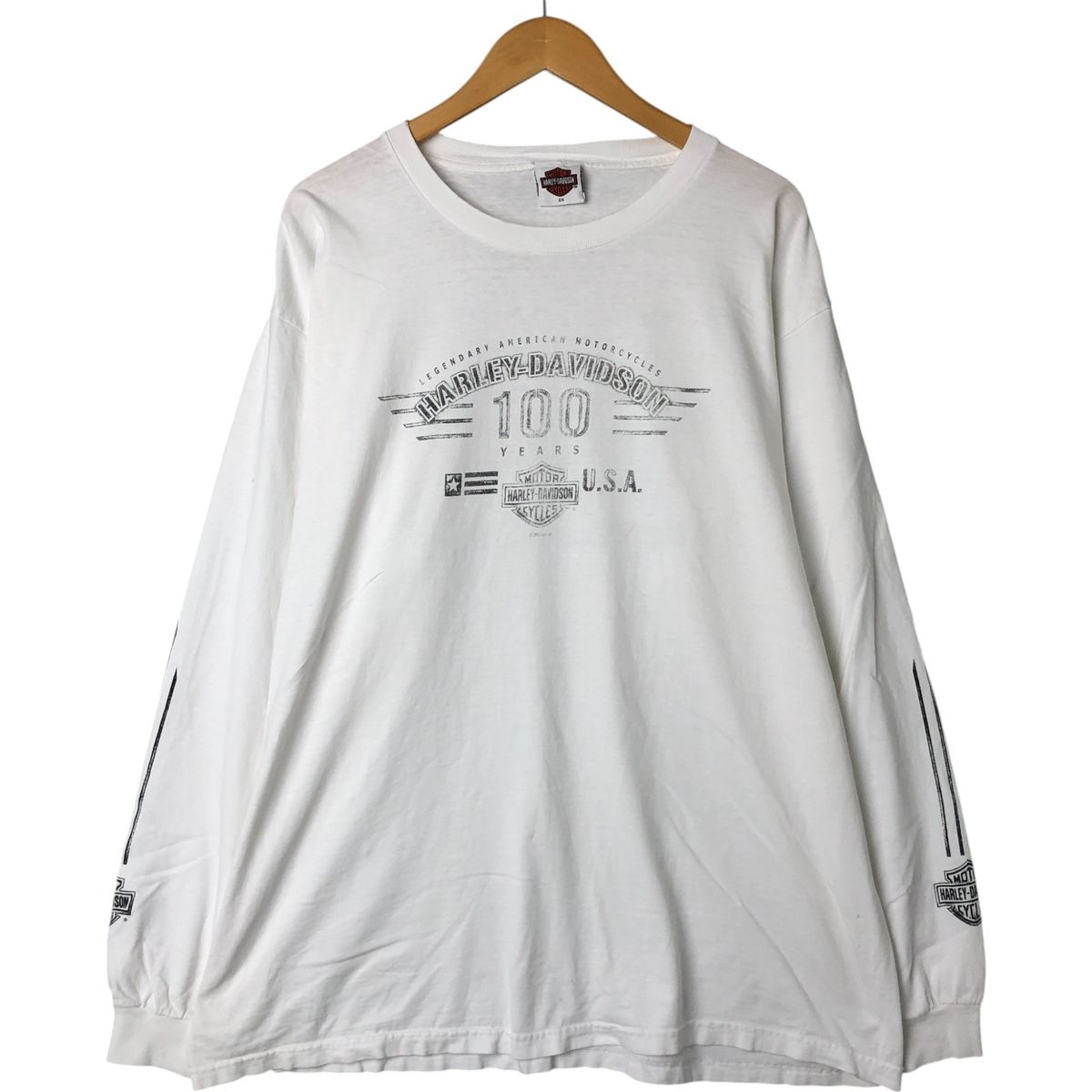 古着 00年代 ハーレーダビッドソン Harley-Davidson ロングTシャツ 