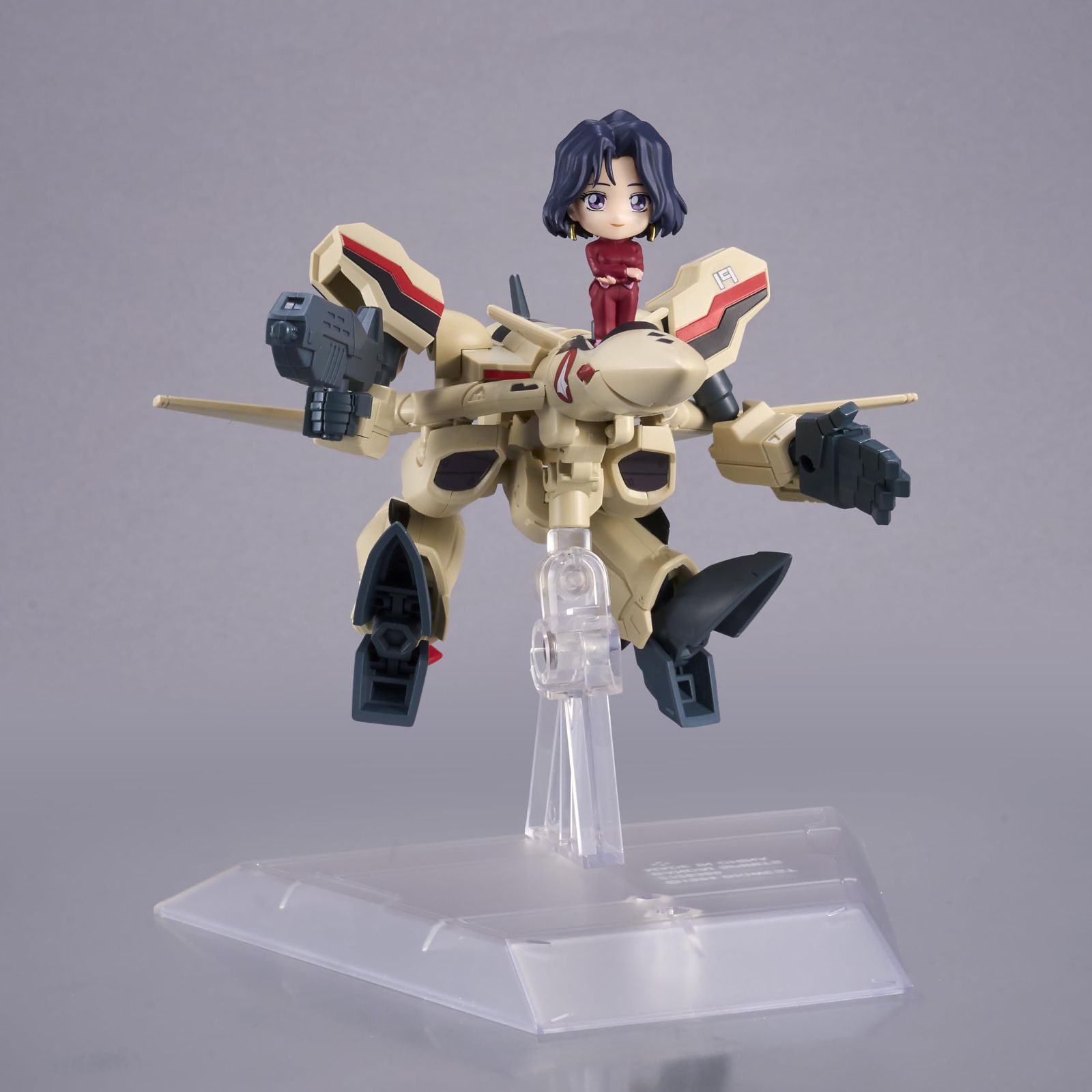 【値下げ　希少美品】MACROSSマクロスプラスYF-19イサムダイソン搭乗機 TINY SESSION YF-19(イサム・ダイソン機) with ミュン・ファン