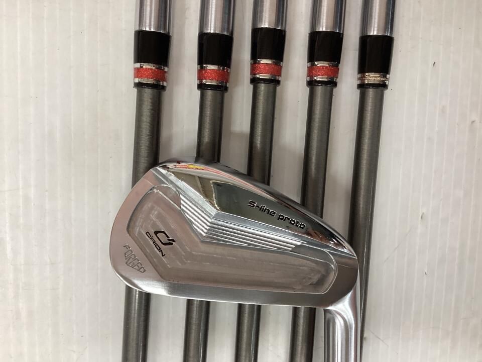 S-line proto BLACK ASH S SteelFiber i80 アイアンセット Cgs Orion 最短