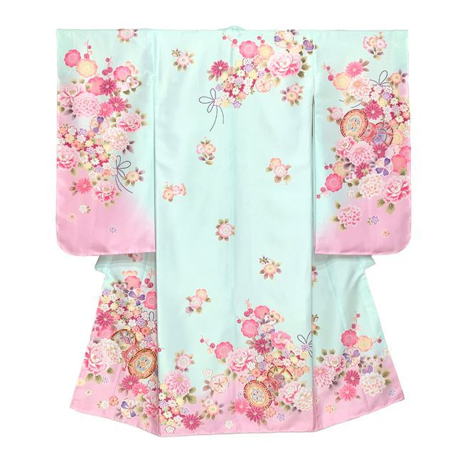 七五三 7歳 セット 2025年新作 日本製 合繊 金駒刺繍 絵羽付け