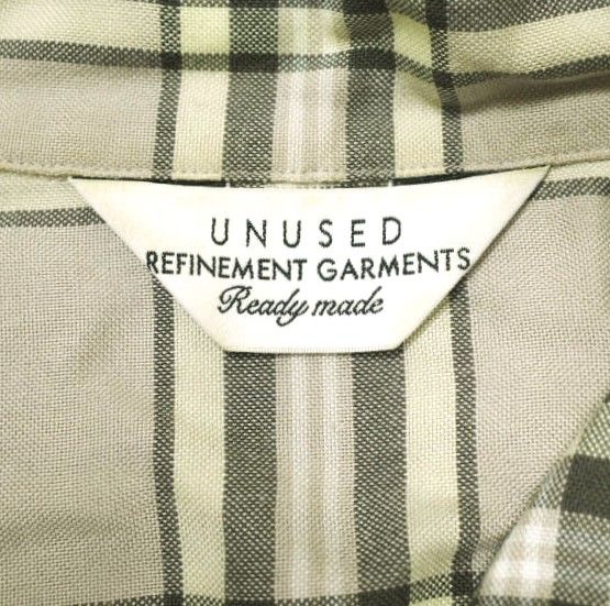18aw UNUSED US1456 レーヨンチェックシャツ UNUSED(アンユーズド) / 18aw/レーヨンチェックシャツ/3
