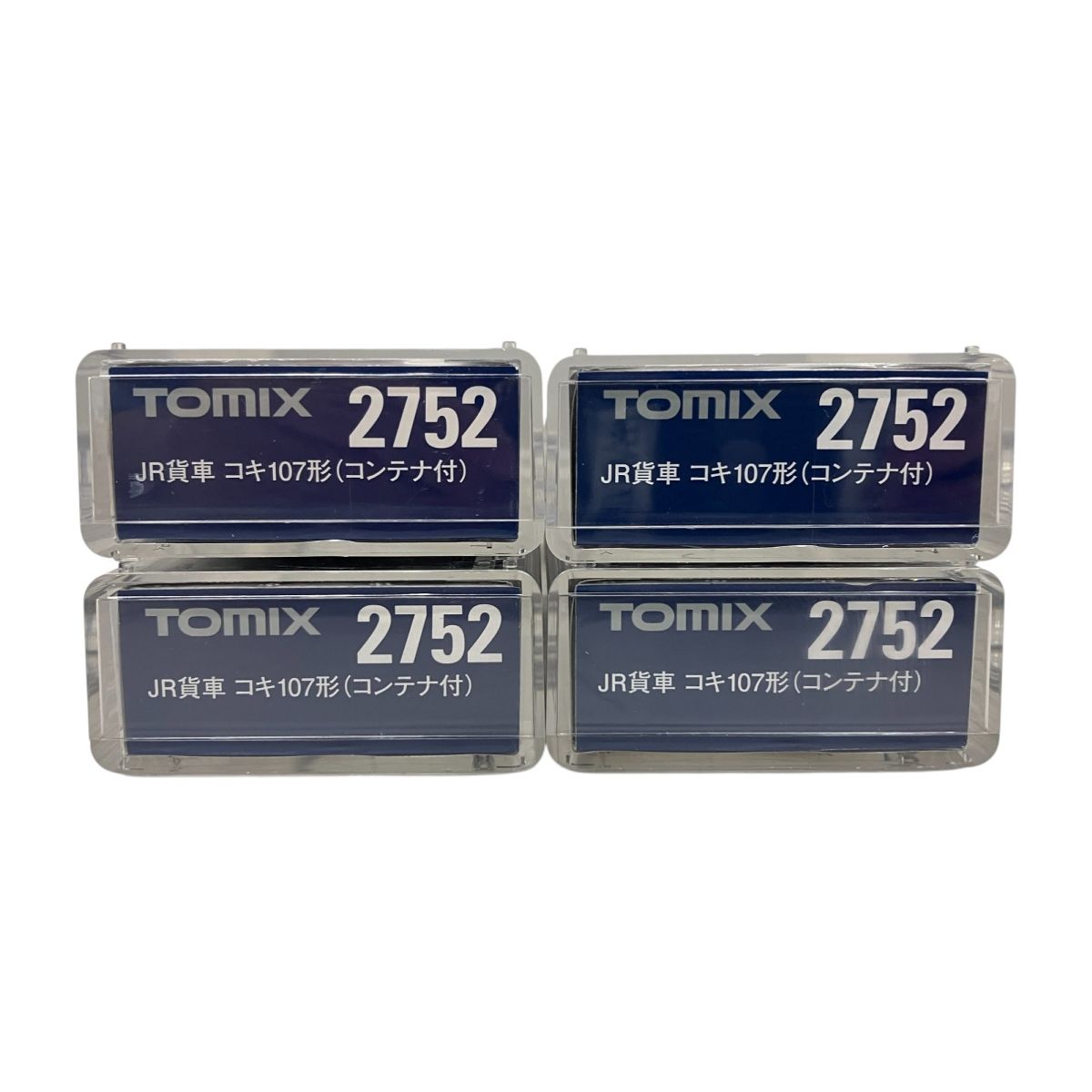 TOMIX 2752 JR貨車 コキ107形 コンテナ付 4両セット 鉄道模型 N