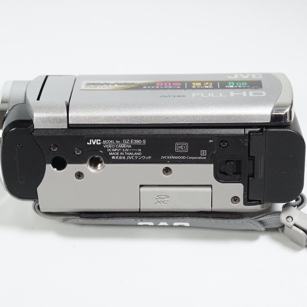 JVC Victor Everio GZ-E380-S シルバー 動作OK 1週間保証 /9995