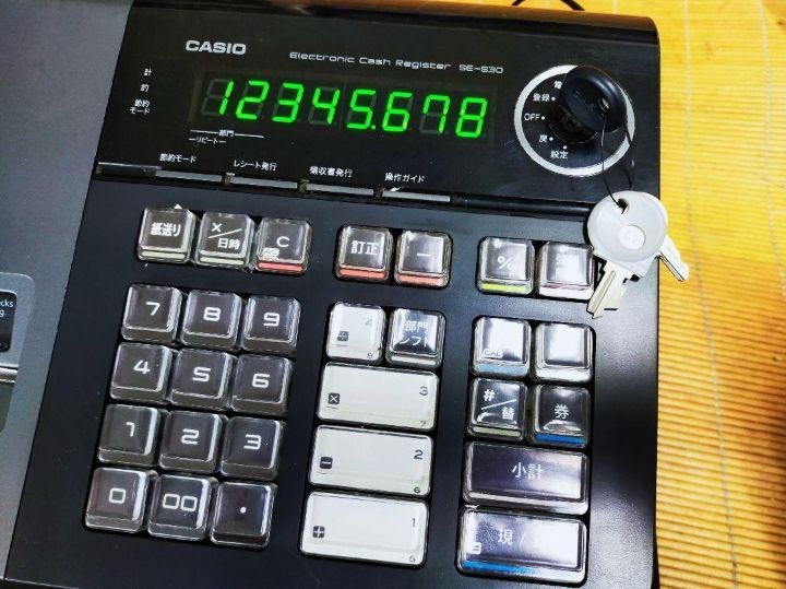 カシオレジスター　SE-S30　人気機種　送料無料　811001 カシオレジスター SE-S30 人気機種 送料無料 811001 店舗用品