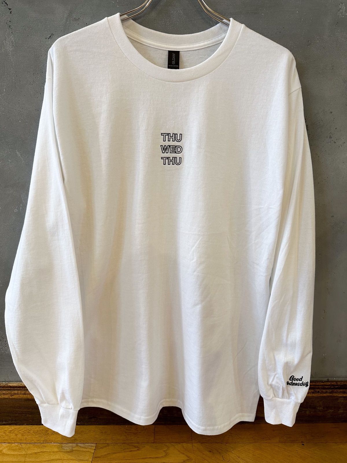 Good Wednesday ORIGINAL 3days L/S T-Shirts WHITE