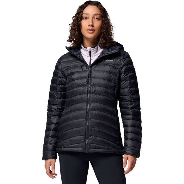 送料無料 コロンビア レディース ジャケット ブルゾン アウター Corelite Down Hooded Jacket - Women s Black
