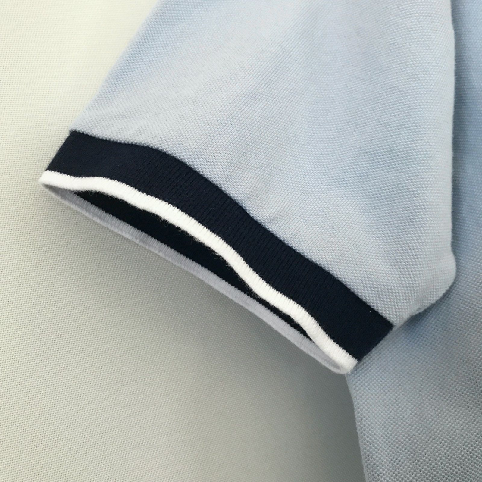 ラコステ LACOSTE☆SHIPS別注☆鹿の子ヘンリーネックTシャツ☆復刻青 