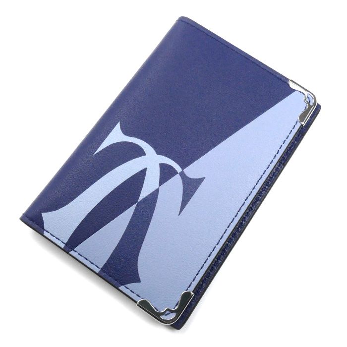 CARTIER カルティエ マスト ドゥ カルティエ 4カードホルダー カードケース ディープブルー×クラウドグレー L3002392 ユニセックス