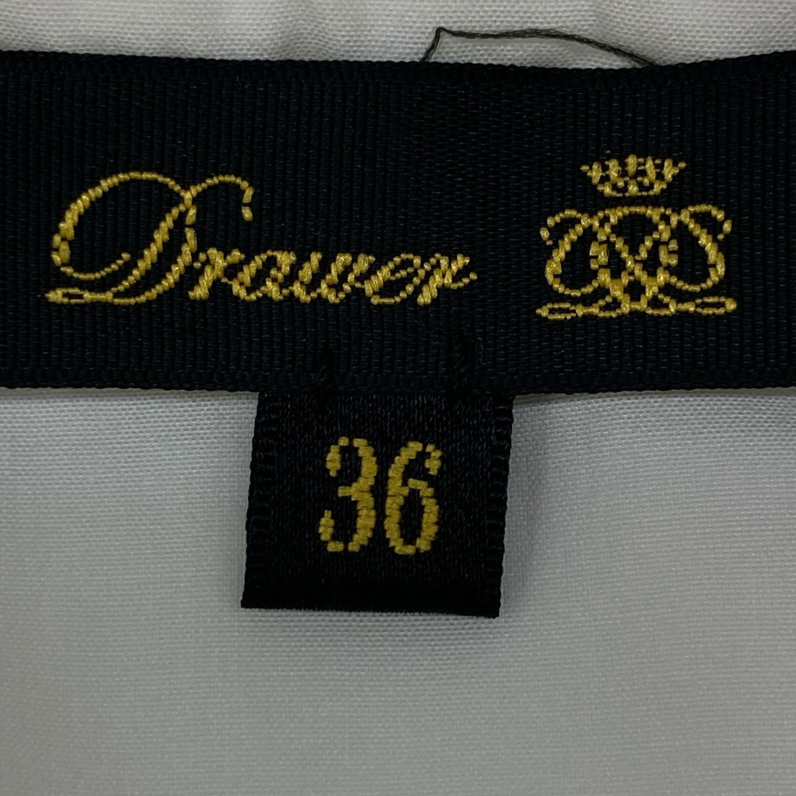 DRAWER ドゥロワー 22年 白 ｺｯﾄﾝﾌﾘﾙｶﾗｰ ﾌﾞﾗｳｽ 36 - メルカリ