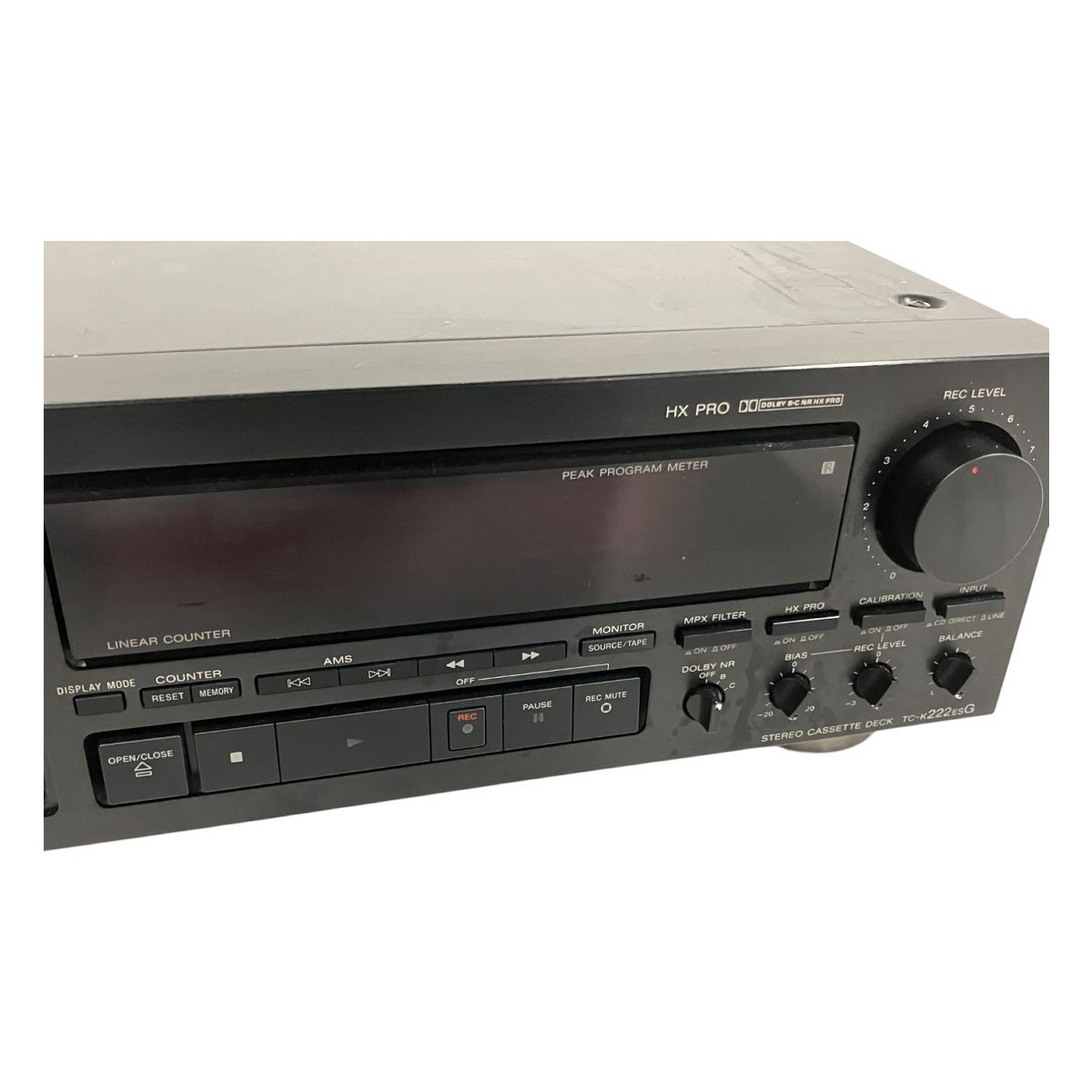 SONY TC-K222ESG カセットデッキ ソニー 音響機器 ジャンク
