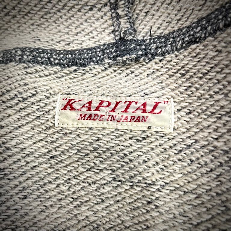 キャピタルkapital 蛸唐草 ナマズパーカー KAPITAL 20SS タコ唐草柄ptナマズフードスウェット - メルカリ