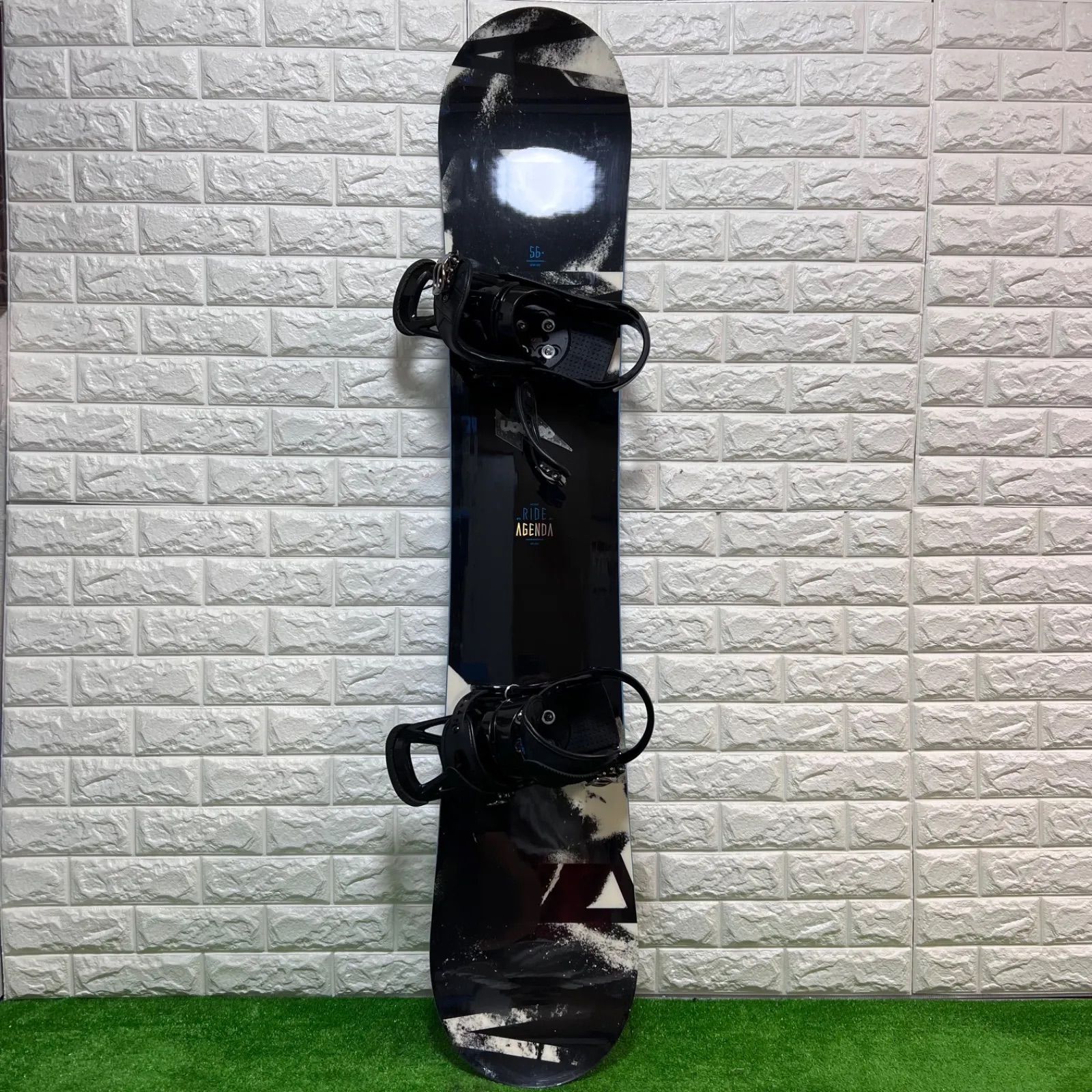 RIDE AGENDA 156 スノーボード BURTON FLASH M オールラウンド グラトリ 3点セット ケース付き