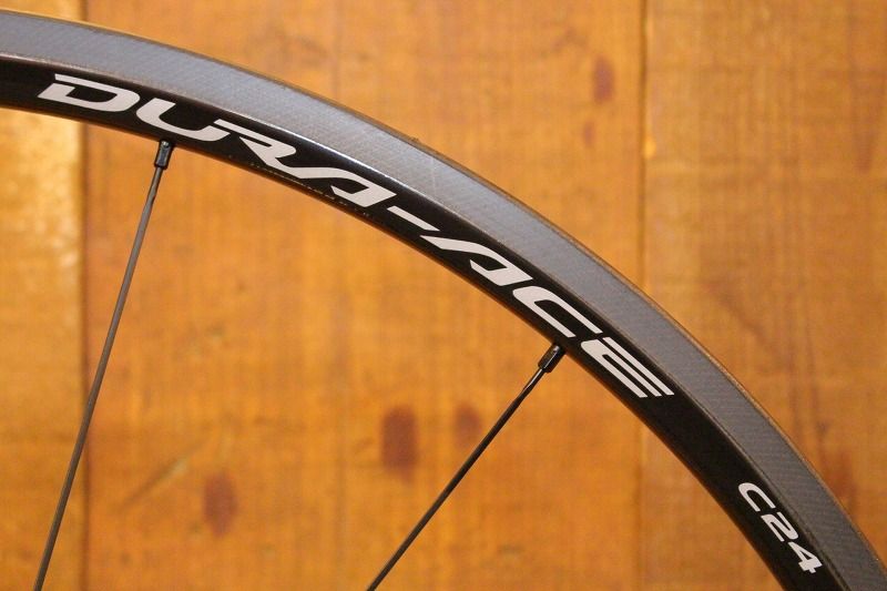 シマノDURA-ACE C24 軽量カーボンホイール
