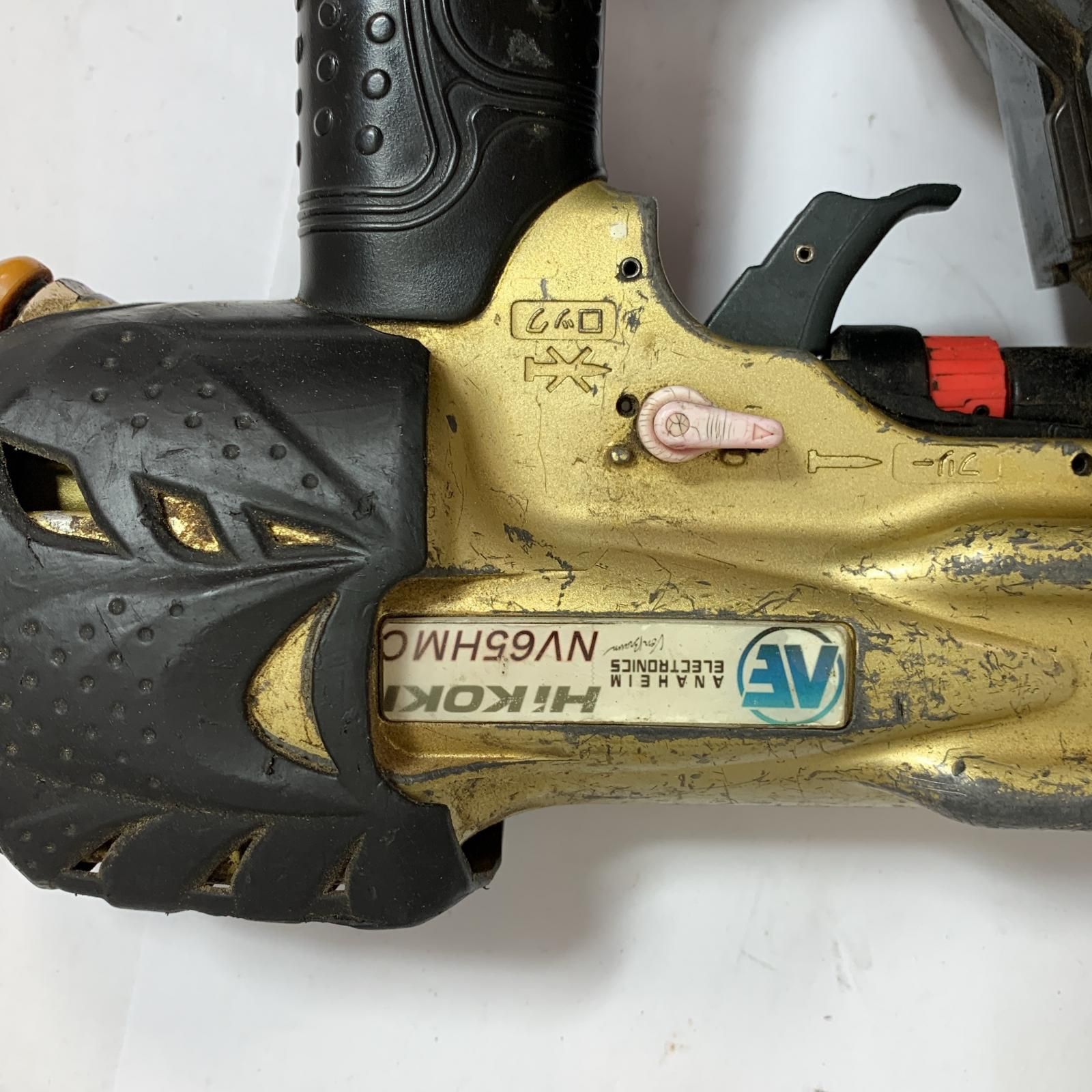 ♭♭HiKOKI 工場 ハイコーキ 65mm 高圧ロール釘打機 本体のみ NV65HMC