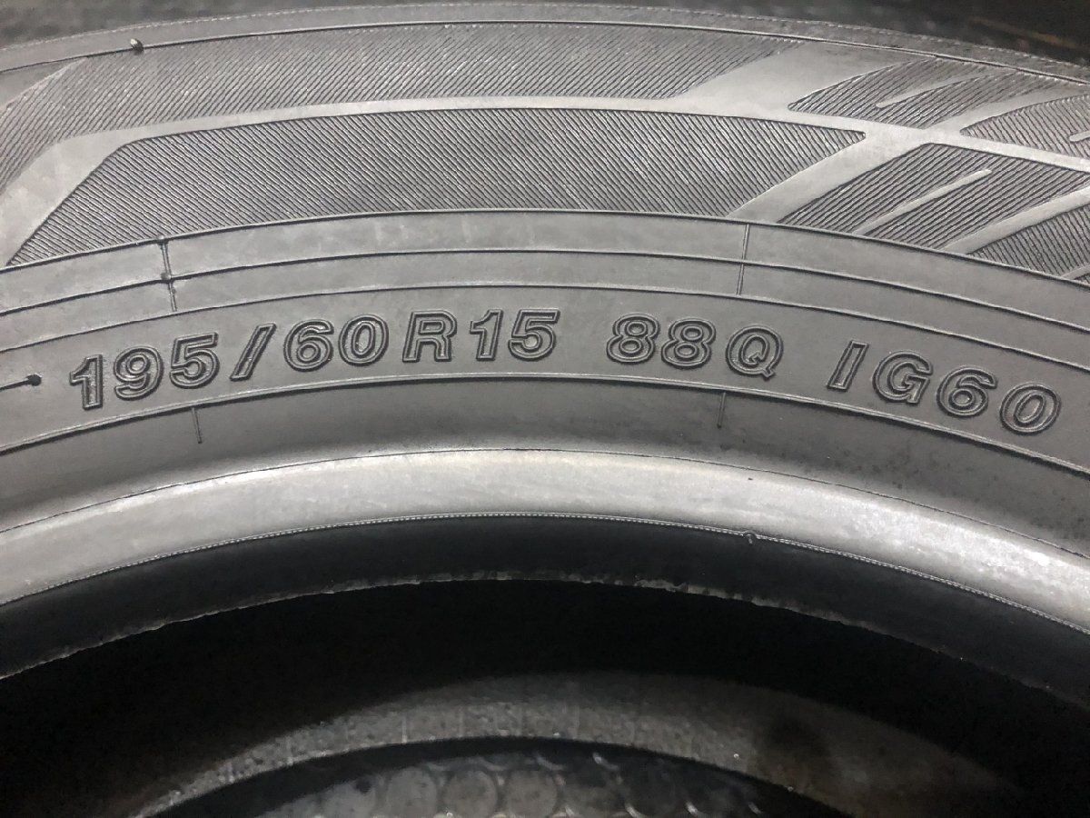 新品 YOKOHAMA ice GUARD iG60 195/60R15 15インチ スタッドレス 4本 20年製 ラフェスタハイウェイスター  FTO等　(VTF890)