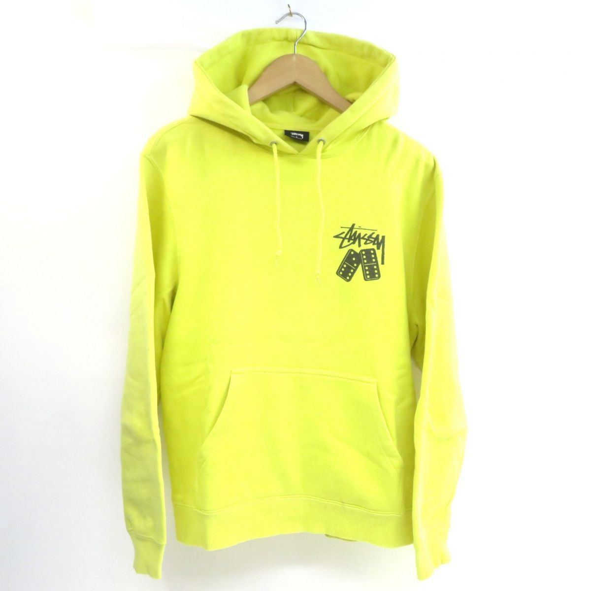 stussy パーカー イエローS stussy (ステューシー) パーカー イエロー