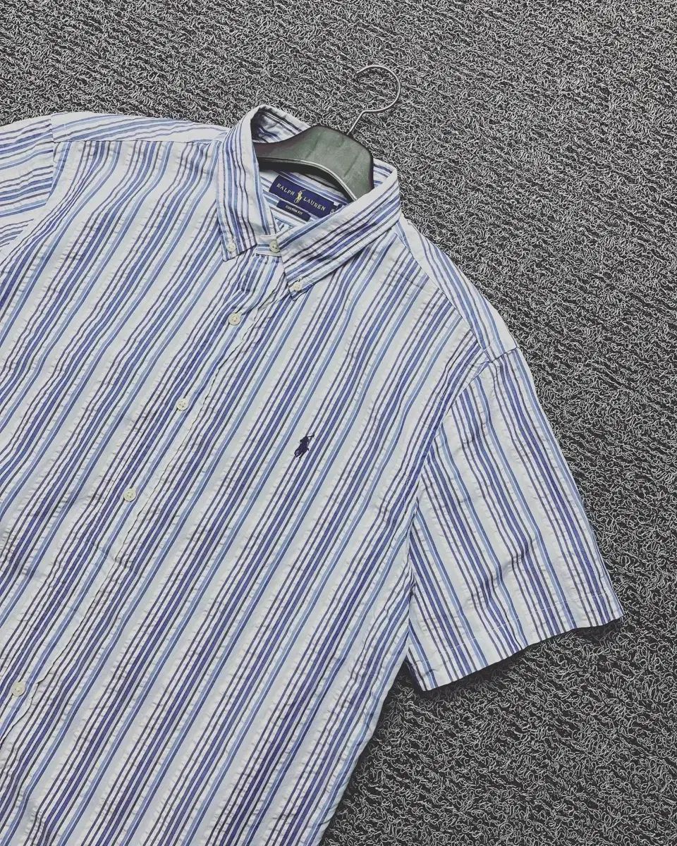 ポロ Ralph Lauren ラルフローレン ネフローゼ ポニー ストライプ 半袖 シャツ
