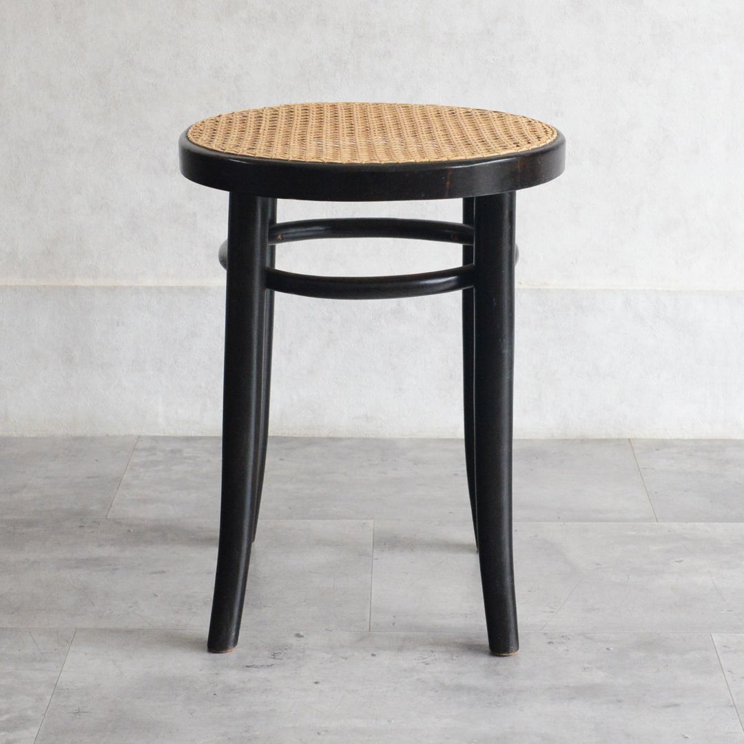 THONETトーネット ラタンスツール ヴィンテージ チェア 籐 曲木