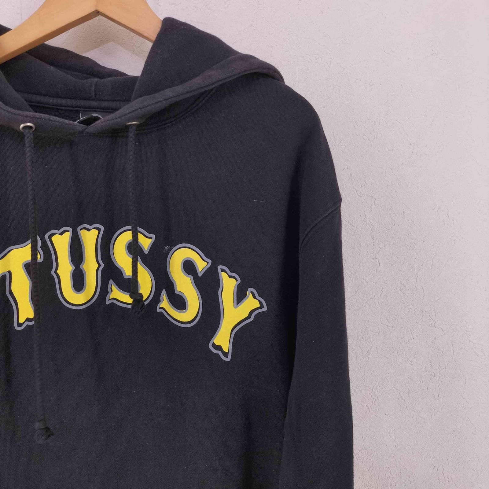 【美品】stussy ロゴプリント プルオーバーパーカー LA ステューシー Stussy ロゴプリント プルオーバーパーカー メンズ