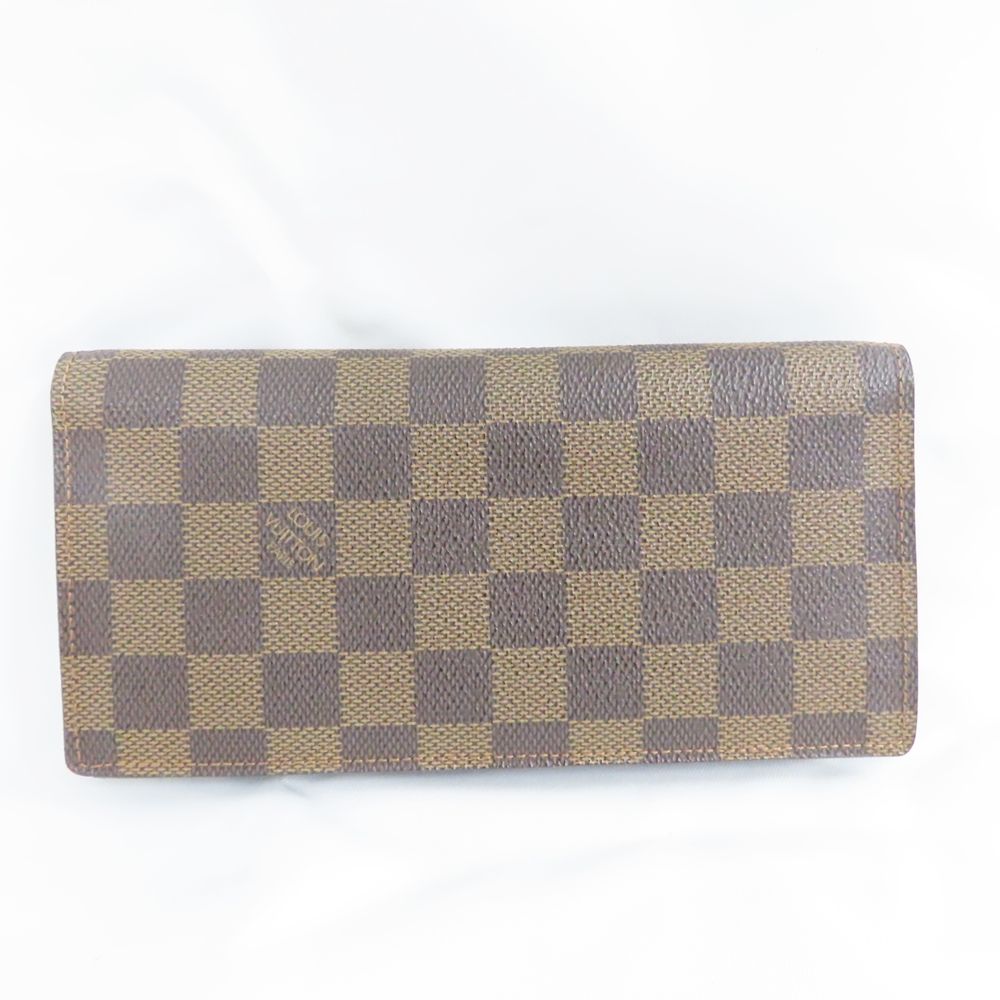 Ts548561 ルイ ヴィトン 長財布 ポルトフォイユ ブラザ ダミエ N60017 メンズ LOUIS VUITTON