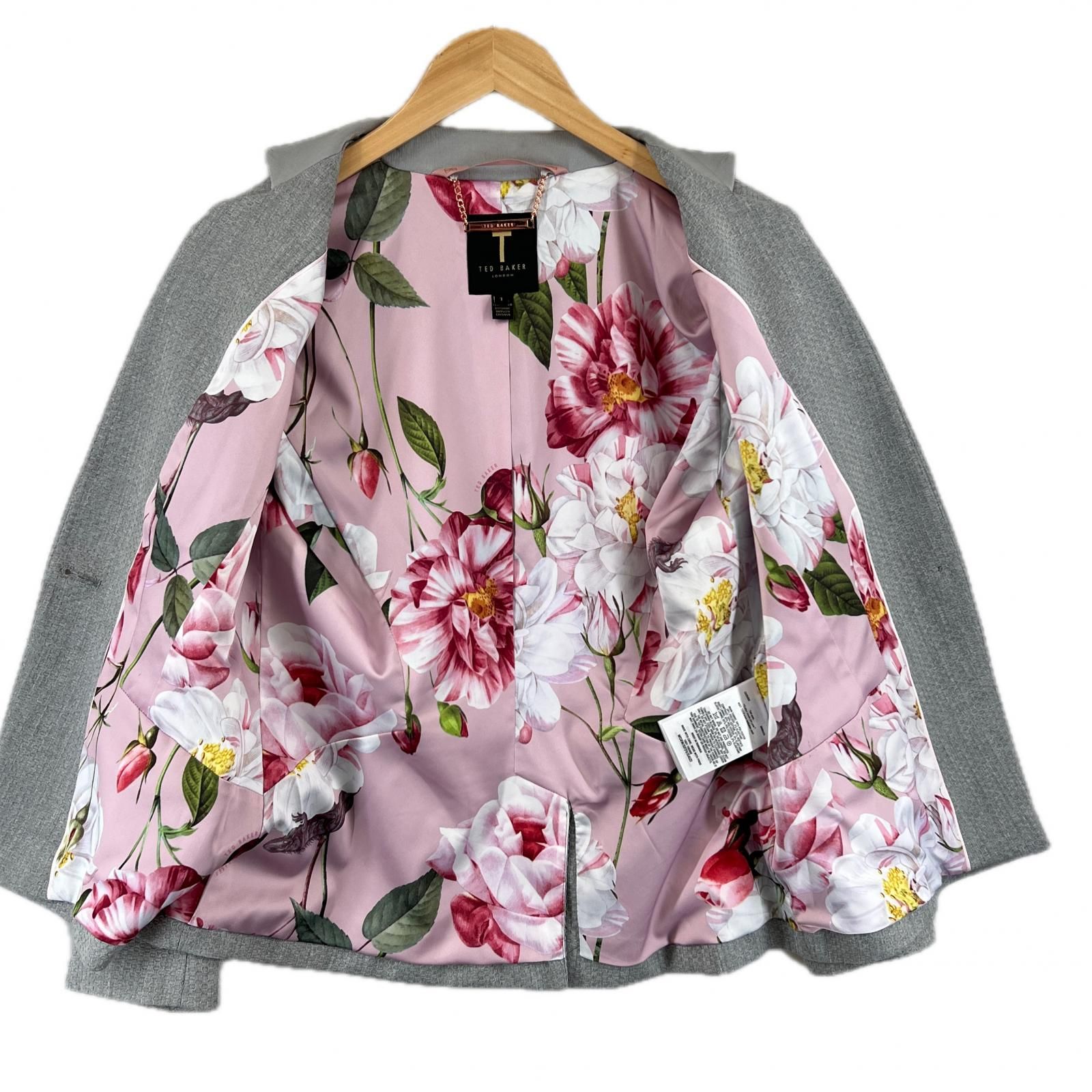 TED BAKER 美品ノーカラージャケット セール】ノーカラージャケット（ノーカラージャケット