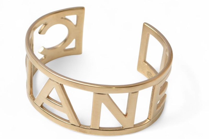 シャネル バングル CHANEL アクセサリー ブレスレット ロゴ ゴールド B15