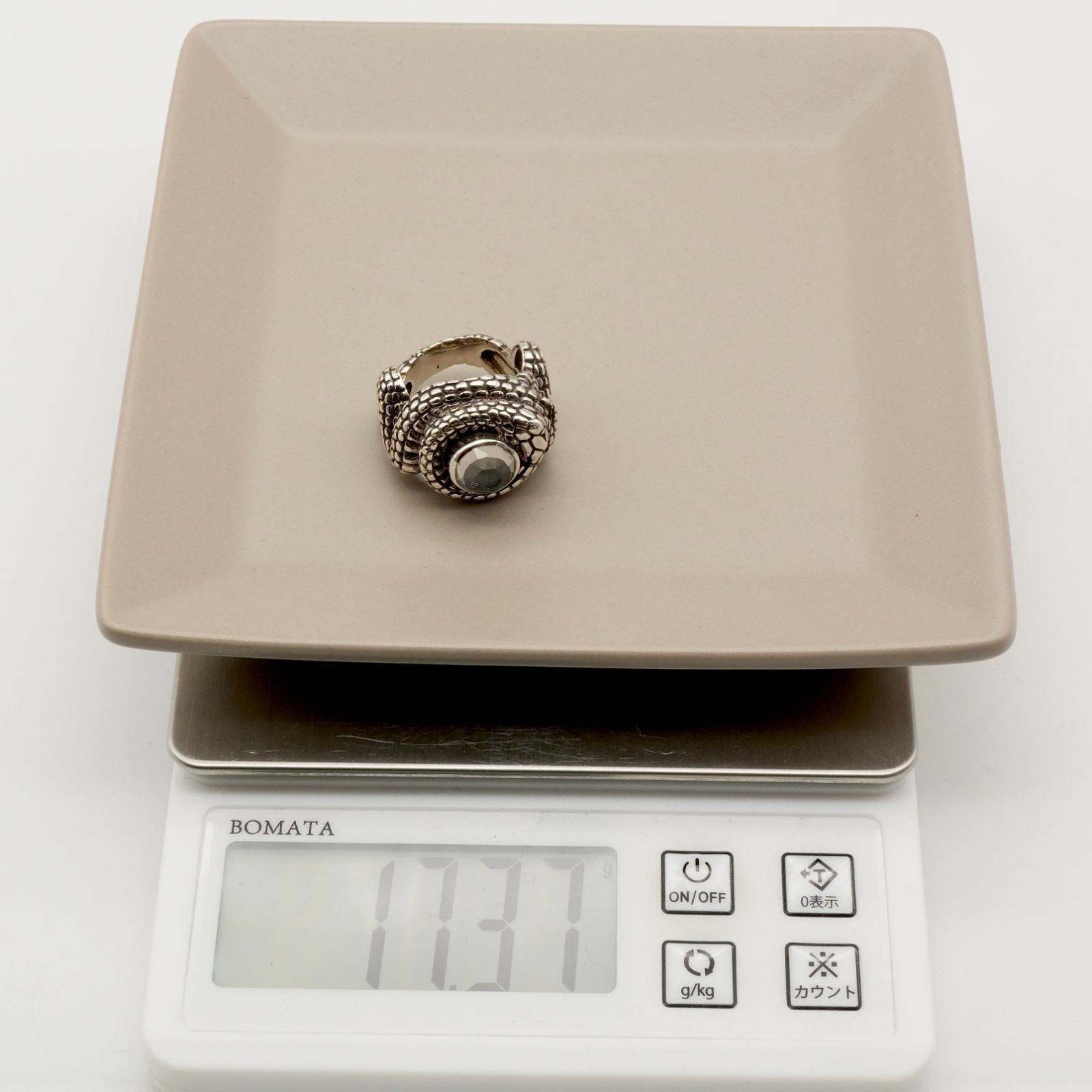 スティーブンデュエック　リング　13号 希少13号 スティーブンデュエック スネーク MOP リング/25-122S