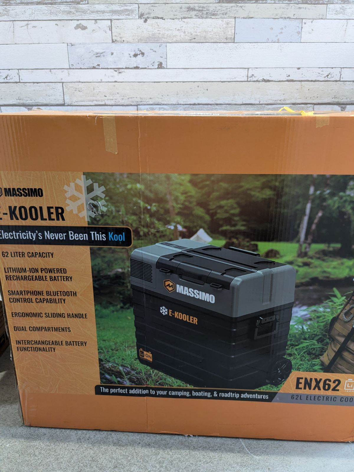 Massimo E-Kooler MMS-ENX62 冷蔵 冷凍庫 62L車載電源 家庭用電源