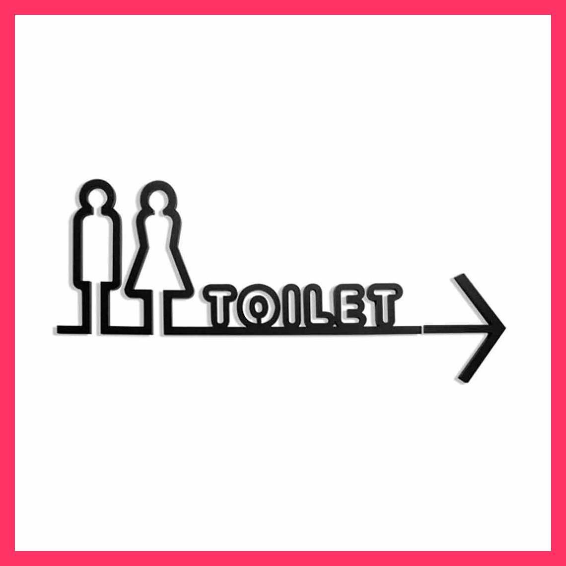 トイレ 男女マーク 一筆書き ブラック おしゃれ ドアプレート トイレサインAi Amazon.co.jp: [AiO JAPAN] トイレ 男女マーク 一筆書き