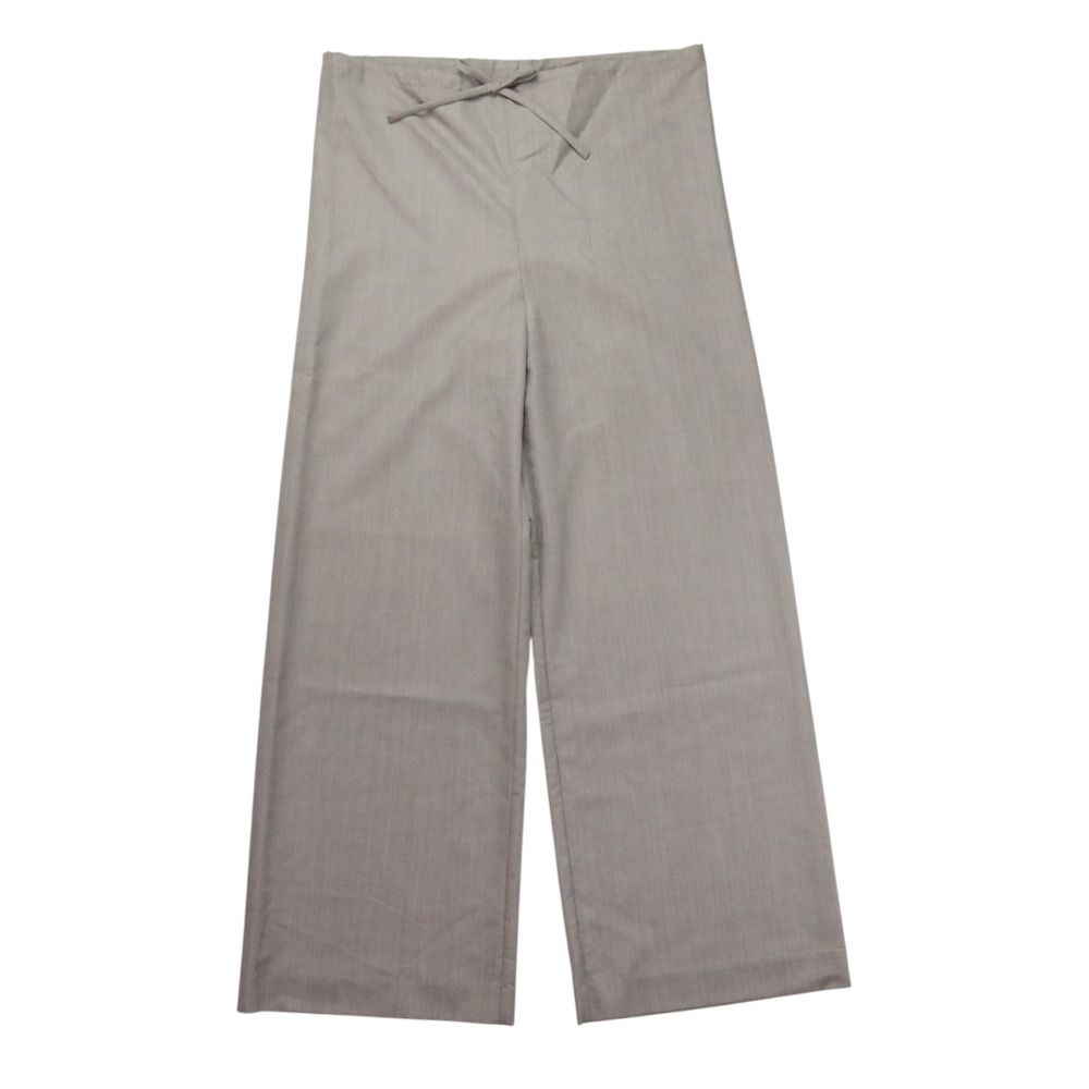 ♥ 25SS SCEARN セアン WOOL SILK TROPICAL PANTS トロピカルパンツ サイズ36 グレー レディース 古着