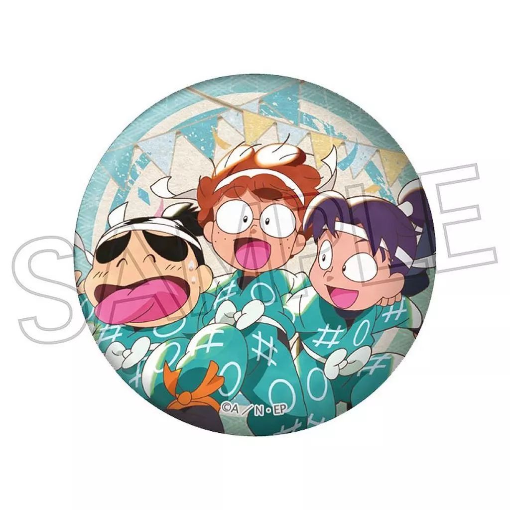 忍たま　ヴィンテージ　缶バッジ　乱太郎　しんべヱ　きり丸 中古】バッジ・ビンズ 乱太郎＆きり丸＆しんべヱ 「忍たま乱太郎