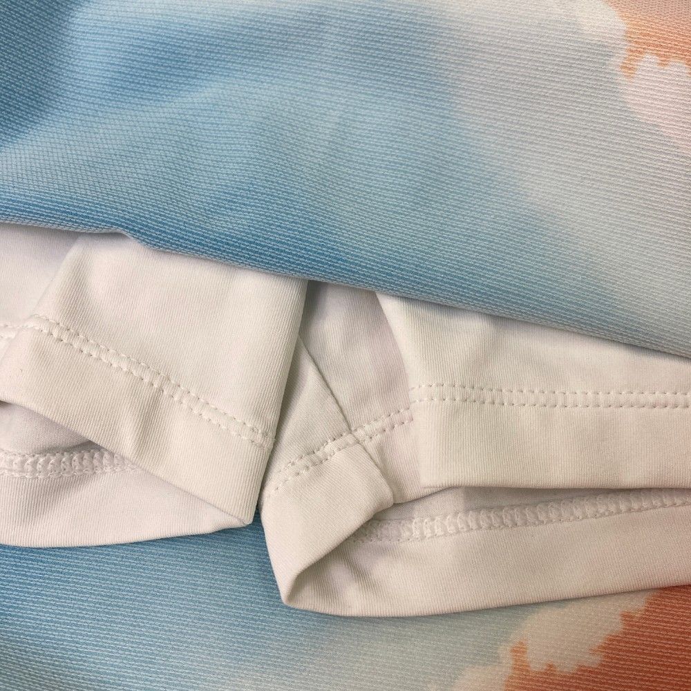 サイズ L DESCENTE GOLF デサントゴルフ モデル インナー付きスカート タイダイ ブルー系 240101294127 ゴルフウェア レディース ストスト WHITEMONARCHHOTEL_COM