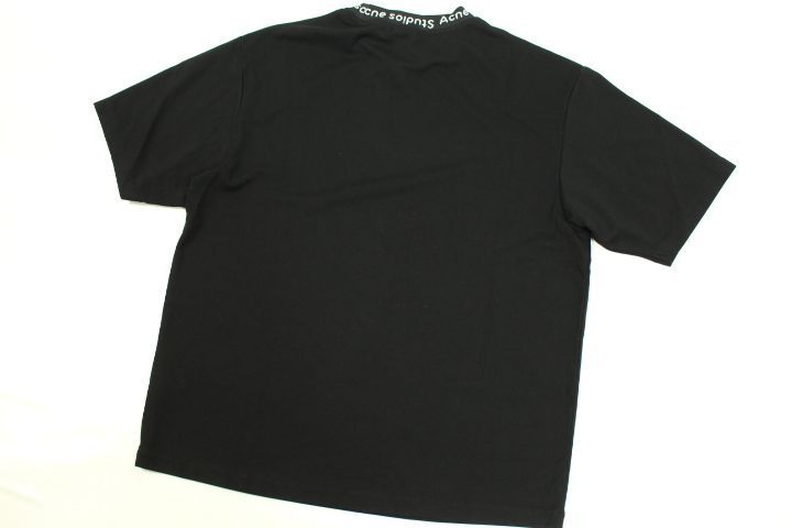 新品】アクネ Acne Studios ロゴリブ ストレッチTシャツ メンズ S