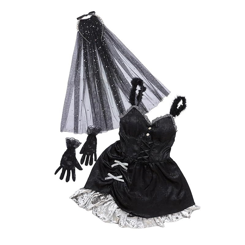 クリアストーン Clearstone ノアールヴェール コスプレ ハロウィン ブライド レディース ブラック 0 BRIGHTFACE_UK